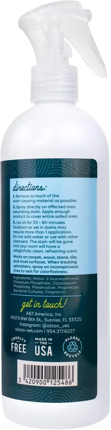Stain & Odor Remover, Quickly Lifts & Dissolves Pet Stains & Helps Eliminate Odors, 100% Plant-Based Active Ingredients, Citrus Vanilla Scent, 16 Fl. Oz Spray Bottle