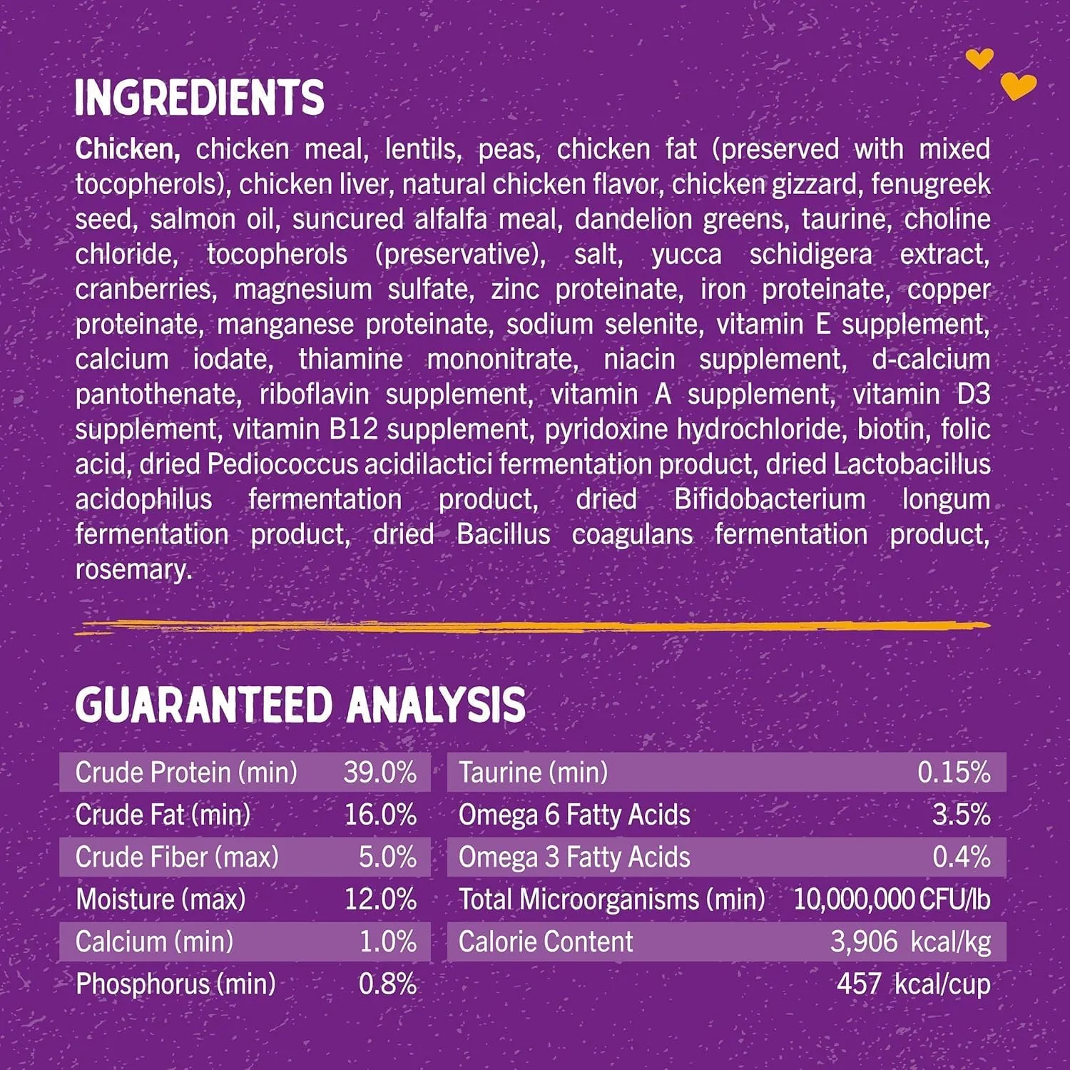 Stella & Chewy's Raw Coated Premium Kibble Cat Food  Grain Free, Protein Rich Meals  Cage-Free Chicken Recipe  2.5 lb. Bag