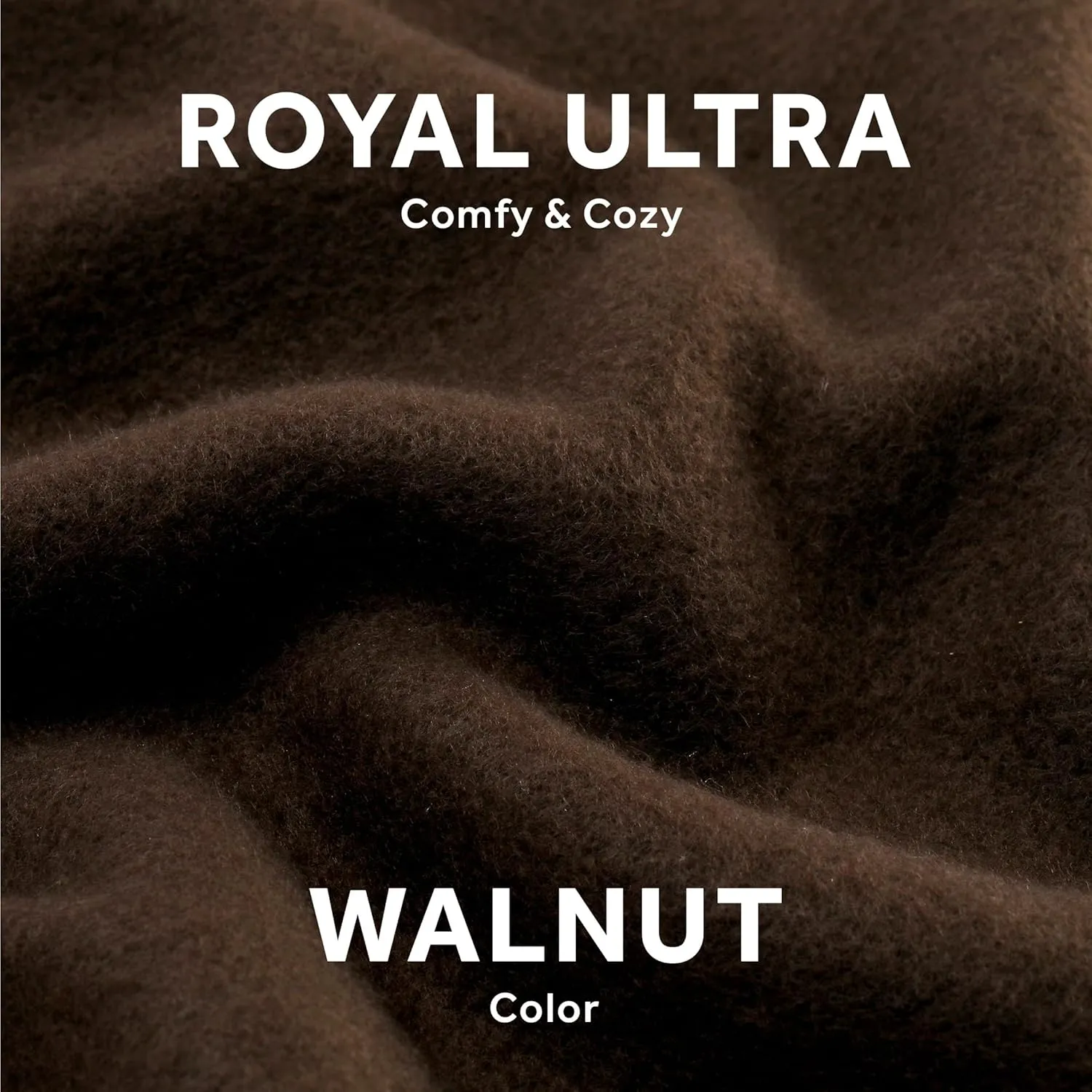 Sunbeam Royal Ultra Walnut Heated Personal Throw / Blanket, Cozy-Warm, Adjustable Heat Settings