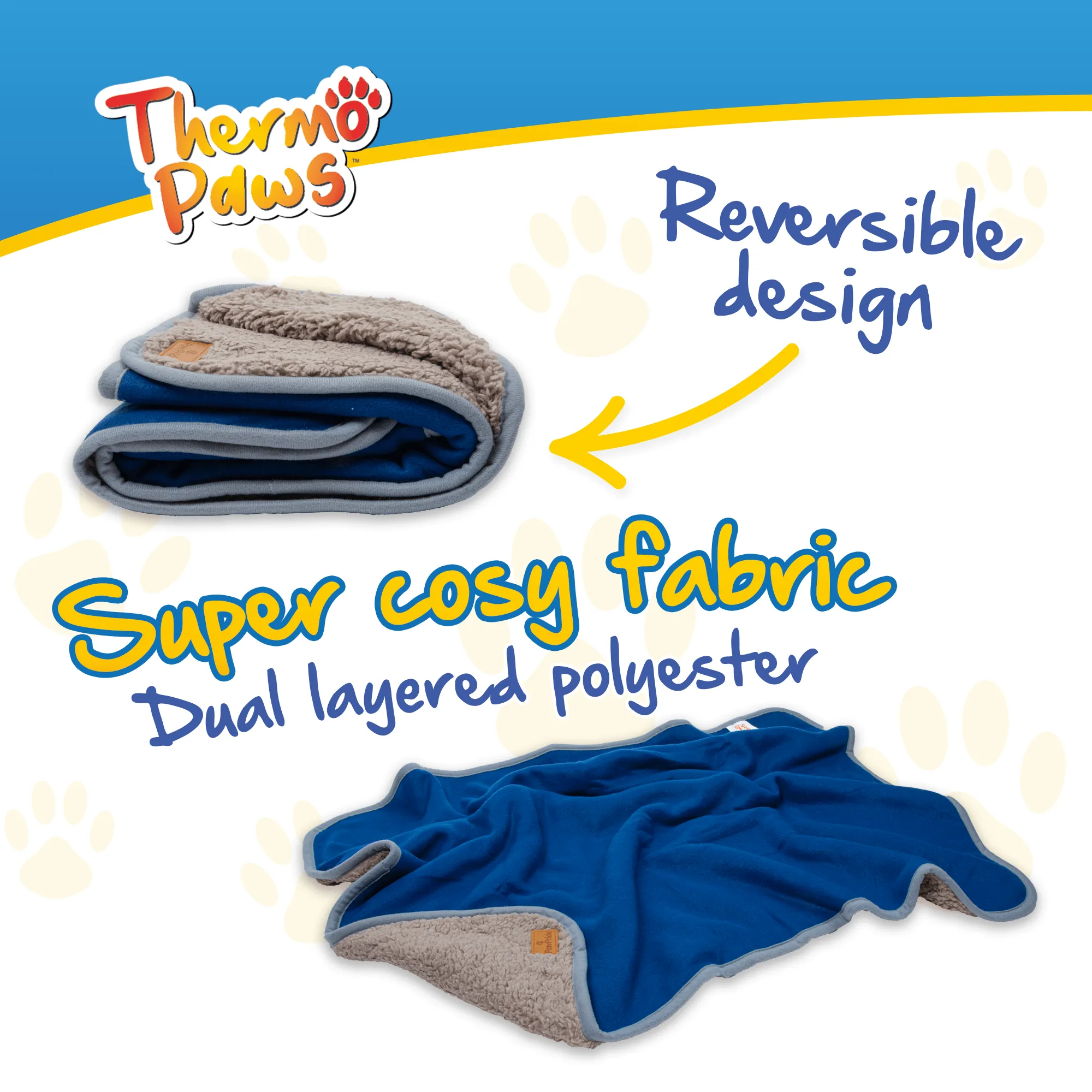 Super Soft Pet Blanket (Blue) - Pawpride