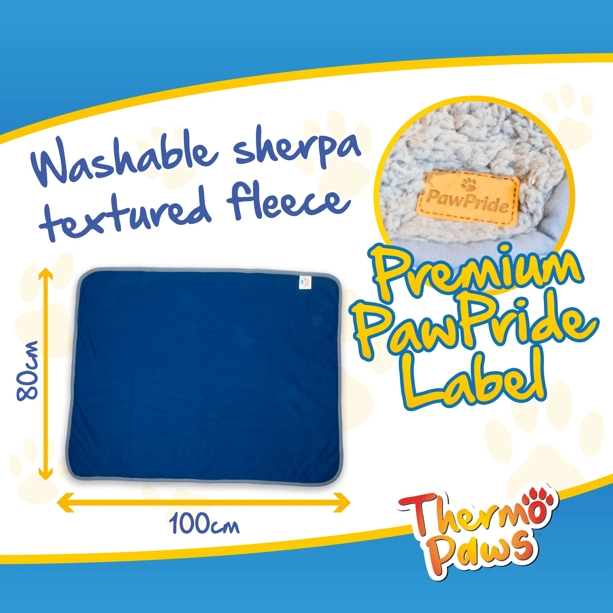 Super Soft Pet Blanket (Blue) - Pawpride