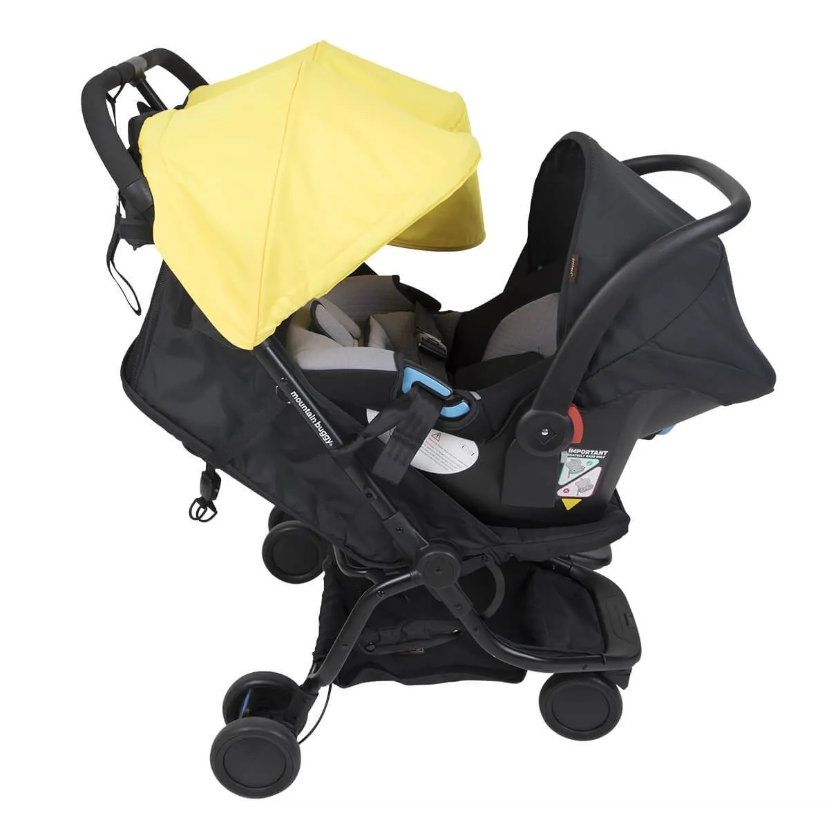 universal car seat adaptor nano duo™ single belt style