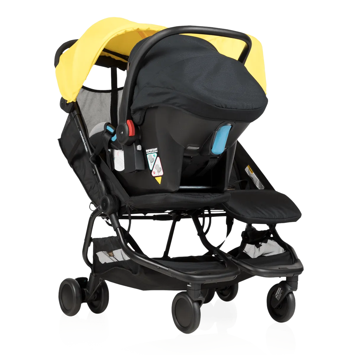 universal car seat adaptor nano duo™ single belt style