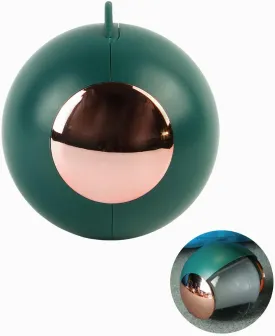 Washable New Type Gel Lint Roller Reusable Sticky Roller Ball, Dog Cat Pet Hair Remover, Portable Dust Remover for Clothes, Adhesive CleanerDark Green