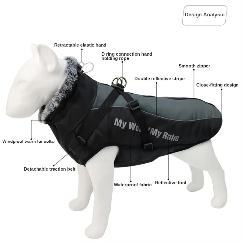 Waterproof Pet Reflective Dogs' Vest Harness