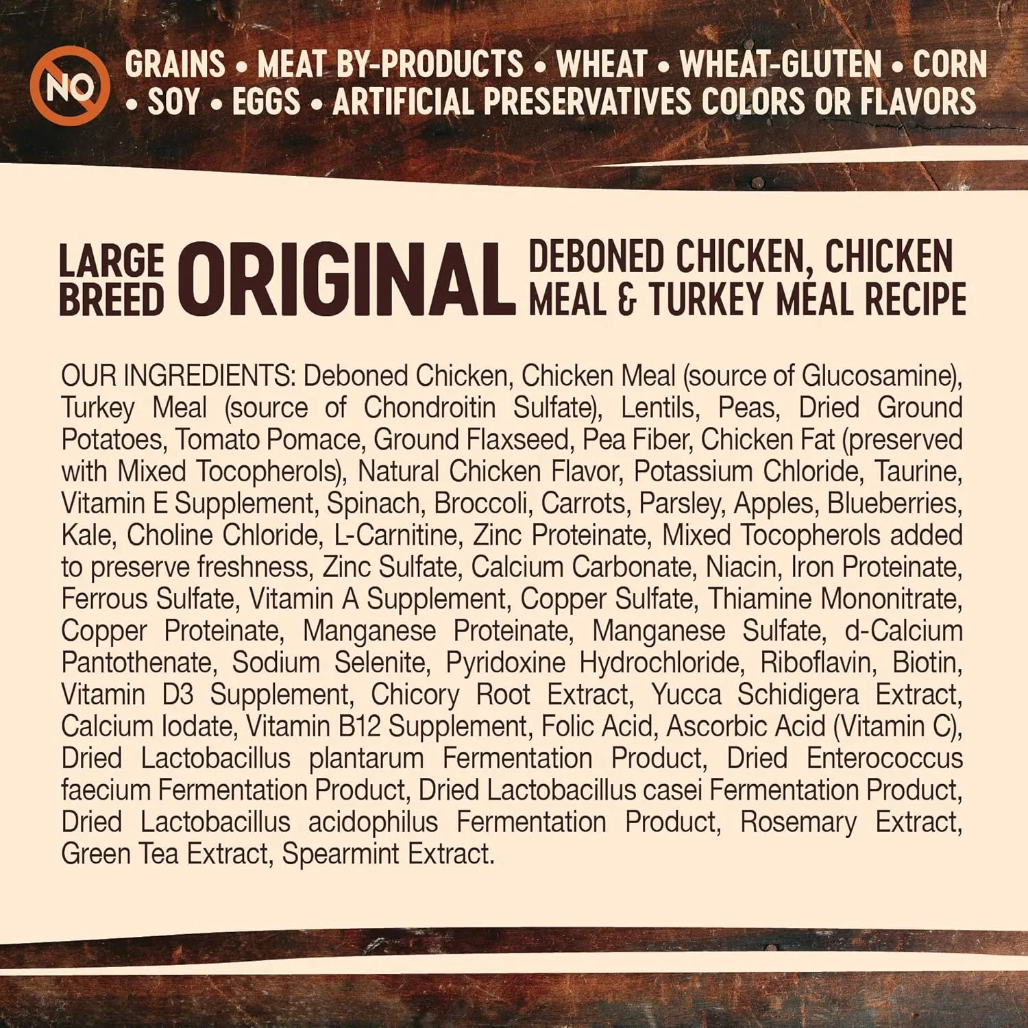 Wellness CORE Dry Dog Food, Large Breed, Grain-Free, High Protein, Natural, Original Chicken & Turkey Recipe, (26-Pound Bag)